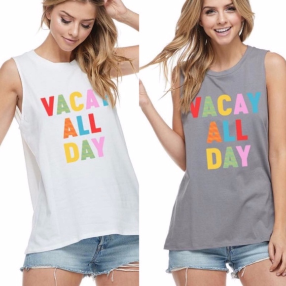 Bellanblue Tops - VACA LOVE Graphic Tee - WHITE